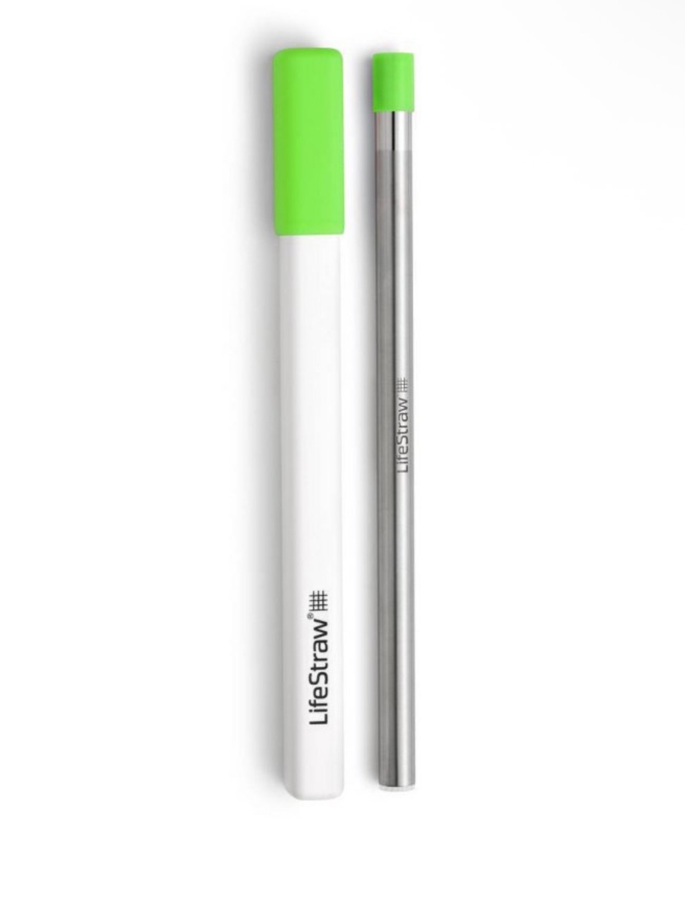 LifeStraw Sip Reusable Steel Filter Straw with Carry Case •Wasabi•
